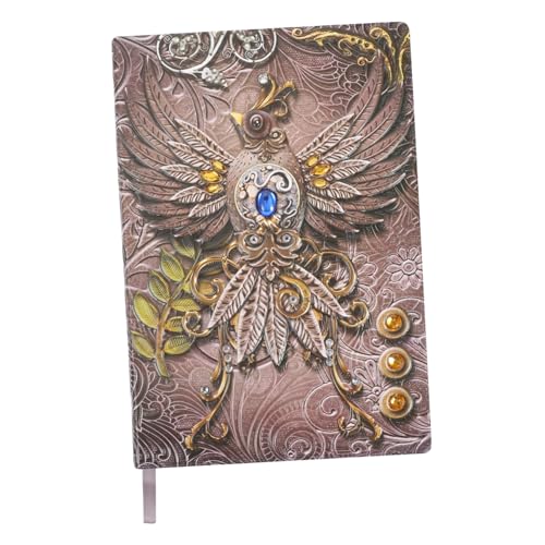 KICHOUSE Retro Notizblock Mit Geprägtem Cover Vintage Schreibpapier Für Notizen Skizzen Und DIY Projekte Für Büro Schule Und Reisen Geschenkidee Für Besondere Anlässe von KICHOUSE
