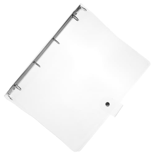KICHOUSE Scrapbook Abdeckung Lose Pastellfarbene Schutzhülle Notizbuch Rosa Blatt Transparente Ordner Organizer Wiederverwendbare Ordner Produkt Scrapbooking Blinder Abdeckung von KICHOUSE