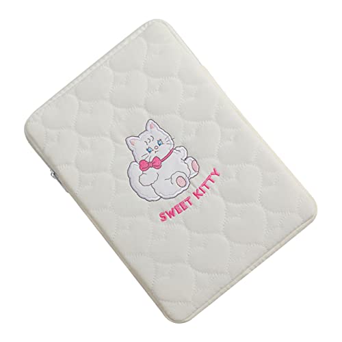 KICHOUSE Tablet-Tasche Tech-Tasche Innere Schule Laptoptaschen Für Damen Mit Beutel Schoß Tragbar Schlank Tablet-schutztasche Groß Tragen Tablette Tablet-hülle Weiß Stoff KICHOUSE Tablet-Tasche Tech-Tasche Innere Schule Laptoptaschen Für Damen Mit Beutel Schoß Tragbar Schlank Tablet-schutztasche Groß Tragen Tablette Tablet-hülle Weiß Stoff von KICHOUSE