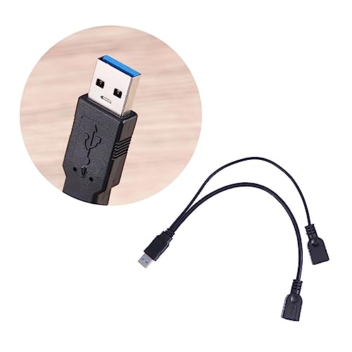 KICHOUSE USB Hub Adapter Micro USB Männlich zu Weiblich Doppelter USB Ports Adapterkabel für Schnelle Datenübertragung Kompatibel mit Smartphones Tablets Schwarz KICHOUSE USB Hub Adapter Micro USB Männlich zu Weiblich Doppelter USB Ports Adapterkabel für Schnelle Datenübertragung Kompatibel mit Smartphones Tablets Schwarz von KICHOUSE