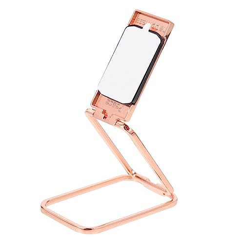 KICHOUSE Verstellbarer Handyhalter mit Fingerring Telefonständer für Desktop Klappbar Praktisch für Smartphones Tablets Roségold Langlebig Einfach von KICHOUSE