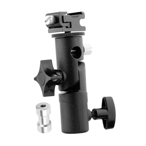 KICHOUSE Verstellbarer Stativ Adapter für Blitzlichter Taschenlampen Universelle Halterung aus Horizontal Vertikal Einstellbar Langlebig KICHOUSE Verstellbarer Stativ Adapter für Blitzlichter Taschenlampen Universelle Halterung aus Horizontal Vertikal Einstellbar Langlebig von KICHOUSE