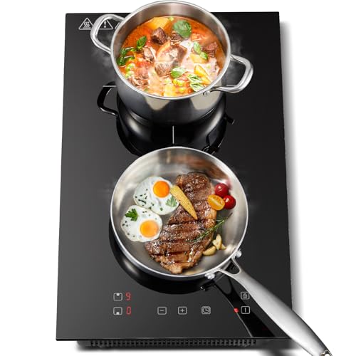 KICHPOWER Induktionskochfeld 2 Platten 3300W, Induktionsplatte Doppelt Einbau 30cm, Touch-Steuerung, Schwarz Kristallglas, 9 Heizstufen, Boost-Funktion, 1-99 Min Timer, Kindersicherung, 220-240V KICHPOWER Induktionskochfeld 2 Platten 3300W, Induktionsplatte Doppelt Einbau 30cm, Touch-Steuerung, Schwarz Kristallglas, 9 Heizstufen, Boost-Funktion, 1-99 Min Timer, Kindersicherung, 220-240V von KICHPOWER