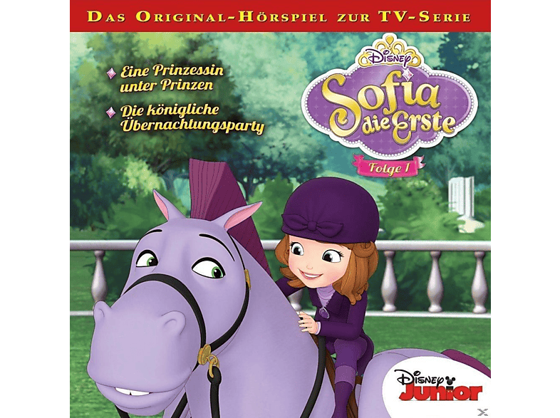 Folge 1: Sofia die Erste - eine Prinzess unter Prinzen + königliche Übernachtungsparty (CD) von KIDDINX DISNEY