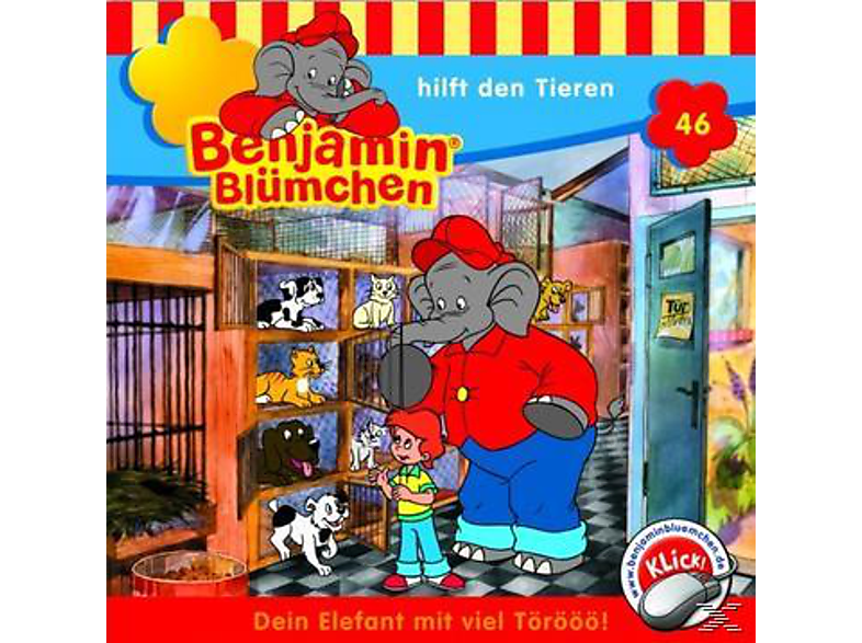 Benjamin Blümchen - Folge 046:...hilft den Tieren (CD) von KIDDINX ENTERTAINMENT