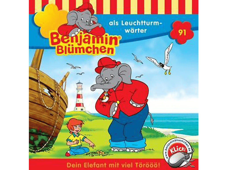 Benjamin Blümchen - Folge 091:...als Leuchtturmwärter (CD) von KIDDINX ENTERTAINMENT