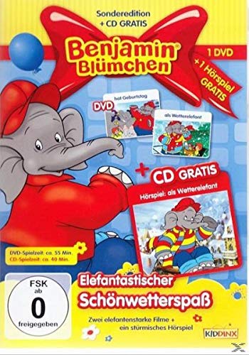 Benjamin hat Geburtstag/ Benjamin als Wetterelefant (+ Hörspiel - CD) [2 DVDs] von Kiddinx Entertainment Gmb