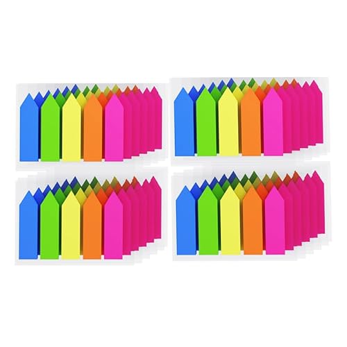 KIFZM 3000 Stück Pfeil Index Marker, 24 Sets in 5 Farben,wiederverwendbare Haftfahnen,Einfache Index Tabs, Haftnotizen,Seitenmarker Zum Hervorheben von Informationen in Verträgen,Büchern oder Akten von KIFZM