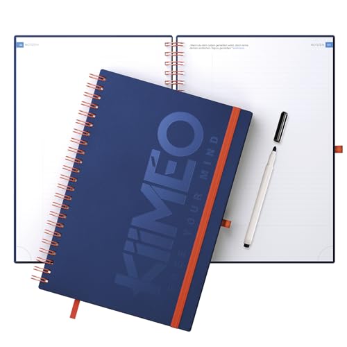 KIIMEO – Premium - Notizbuch - Bonus: Ein Thema zur persönlichen Entwicklung: Zeitmanagement - ​​Nützliche und praktische Modelle - 140 Seiten + 1 löschbare Seite - B5 von KIIMEO