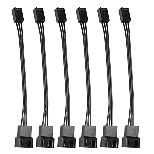 KIKAPA 6 StüCk 4Pin PWM auf 3Pin Standard KüHlung LüFter Adapter Kabel KIKAPA 6 StüCk 4Pin PWM auf 3Pin Standard KüHlung LüFter Adapter Kabel von KIKAPA