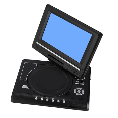 7-i Tragbarer DVD-Player, Mobiles TV-Auto-Gamepad, 100-240 V, EU-Stecker, Wiederaufladbar (KIMISS9idnu12x34-02) von KIMISS