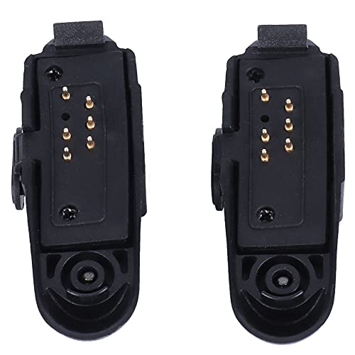 Audio-Adapter, 2 Stück 7-polig an Headset, 2 Stück Stecker, Radio-Ohrhörer für GP140 GP320 GP328 GP329 GP338 GP339 GP340 GP360 GP380 GP640 GP650 GP680 GP1280 Tragbar Audio-Adapter, 2 Stück 7-polig an Headset, 2 Stück Stecker, Radio-Ohrhörer für GP140 GP320 GP328 GP329 GP338 GP339 GP340 GP360 GP380 GP640 GP650 GP680 GP1280 Tragbar von KIMISS