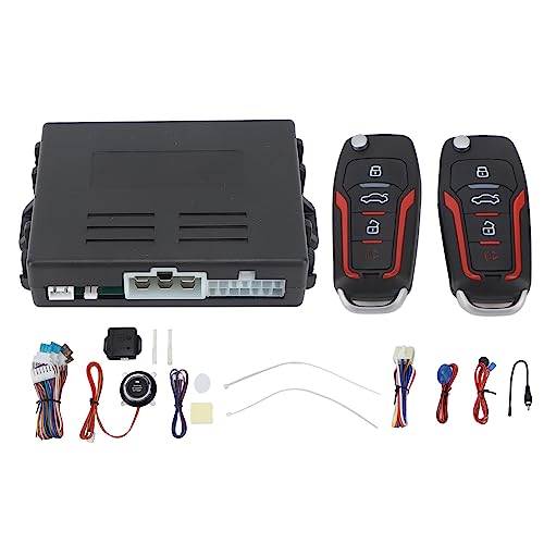 Auto-Alarmanlage mit Schlüssellosem Zugang, Druckstarttaste, Fernstarter, DC12V, Auto-Sicherheitsalarmanlage mit Schlüssellosem Zugang, Ferngesteuerter Motorstarter, Auto-Alarmanlage mit Schlüssellosem Zugang, Druckstarttaste, Fernstarter, DC12V, Auto-Sicherheitsalarmanlage mit Schlüssellosem Zugang, Ferngesteuerter Motorstarter, von KIMISS
