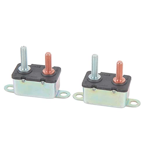 Automatische Reset Circuit Breaker 12V 24 V für Automobile, Wohnmobile, Boote - Zuverlässiger Überlastschutz und Schnelles Reset -Maßnahmen (50A) von KIMISS