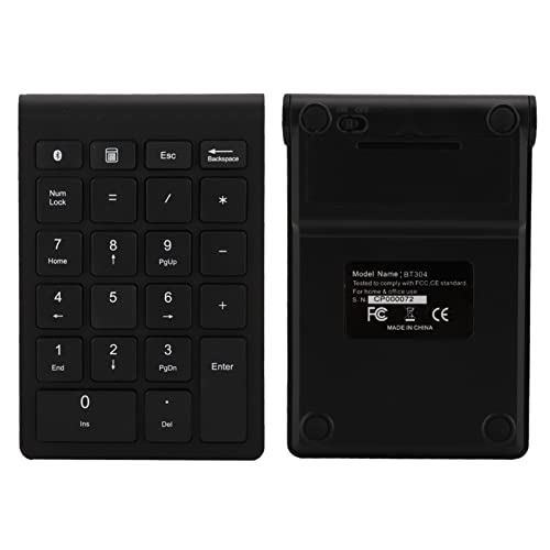 Bluetooth Numerische Tastatur,Kabelloser Nummernblock für MacBook Air mit C-Typ-Adapter Rose Nummernblock Bluetooth Abs Bt304 22 Tasten Ziffernblock Kabellose -Tastatur Kompatibel mit Bluetooth 5.0 Bluetooth Numerische Tastatur,Kabelloser Nummernblock für MacBook Air mit C-Typ-Adapter Rose Nummernblock Bluetooth Abs Bt304 22 Tasten Ziffernblock Kabellose -Tastatur Kompatibel mit Bluetooth 5.0 von KIMISS