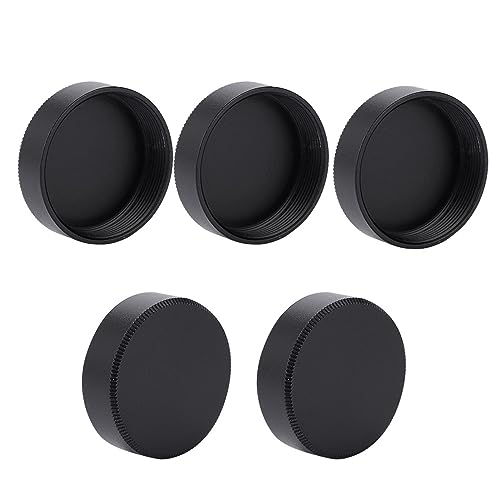 C Mount C Mount Otapiece Cover Legierung 5pcs Metall C Mount Heck Objektiv 27 Mm für CCTV -TV -Objektive (schwarz) (Black) von KIMISS