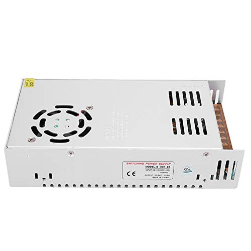 DC24V Schalter Netzteil Treiber Adapter Aluminiumlegierung für LED Bildschirm Streifen Licht 3D Drucker Radio CCTV Computertechnik Industrielle Automatisierung (S-500-24 (24 von KIMISS