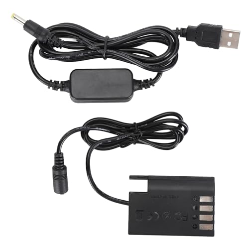 DMW DCC12 Dummy Battery Coppler für GH3 GH4 GH5 GH5S -Kameras - Volldecodierte USB -Leistungslösung mit 4017 8,7 V Kabel DMW DCC12 Dummy Battery Coppler für GH3 GH4 GH5 GH5S -Kameras - Volldecodierte USB -Leistungslösung mit 4017 8,7 V Kabel von KIMISS