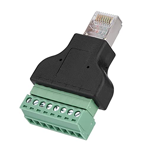 DVR-Ethernet-Anschluss, Buchse auf 8-polige Schraubklemme RJ12 6p6c-Stecker RJ45-Stecker von KIMISS