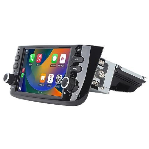 Drahtloses Apple Carplay-Autoradio für FIAT Linea Punto EVO, 6,2-Zoll-Touchscreen-Auto-GPS-Navigationsplayer mit 1080p-Rückfahrkamera, Bluetooth, Autoradioempfänger von KIMISS