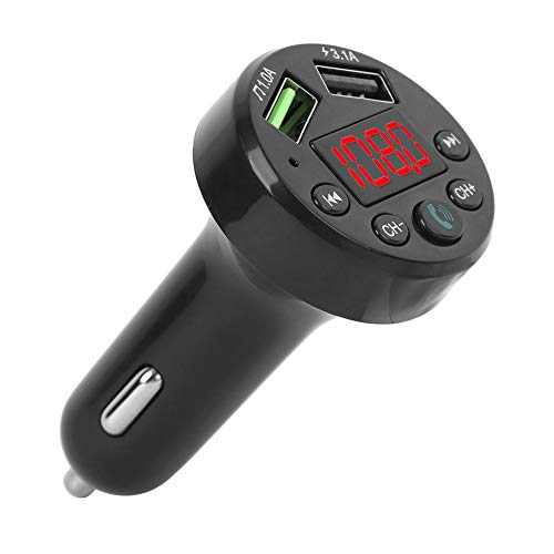 FM-Sender,Duokon FM Transmitter, professionelles Bluetooth-Freisprech-Auto-Bluetooth-Freisprech-Kit von KIMISS