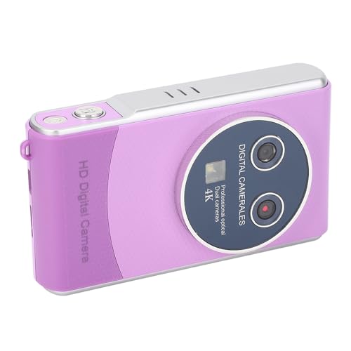 HD Digitalkamera 36MP 1080p Zoom Dualkameras Auto Focus Vlogging Selfie Travel Photography (Purple) von KIMISS