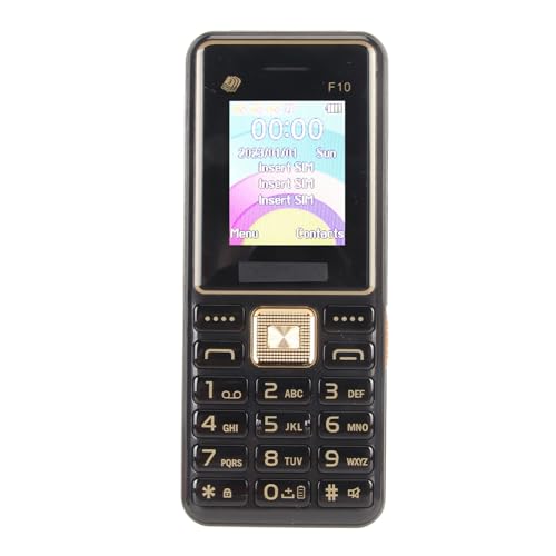 Handy mit Entsperrter Funktion für Senioren, F10, 1,8-Zoll-Bildschirm, 3600-mAh-Akku, 2G GSM, DREI Telefone, Zubehör, SIM-Karte, Standby, Großes Tasten-Handy mit Klarem Sound, Handy mit Entsperrter Funktion für Senioren, F10, 1,8-Zoll-Bildschirm, 3600-mAh-Akku, 2G GSM, DREI Telefone, Zubehör, SIM-Karte, Standby, Großes Tasten-Handy mit Klarem Sound, von KIMISS