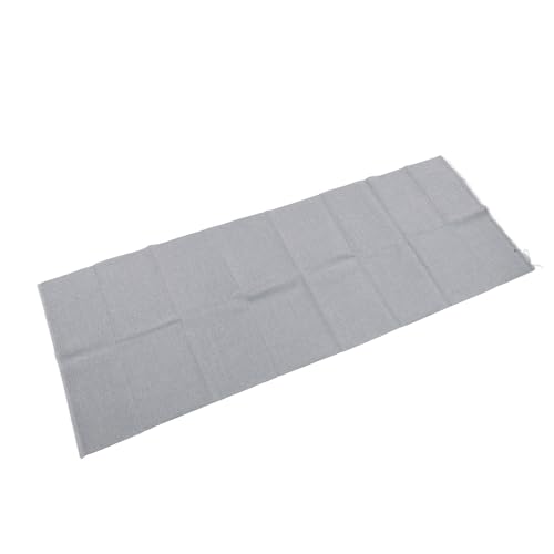Hochkompatibilitätslautsprecher Grilltuch 59x20 Zoll Doppelschicht Verdickter Lautsprecher Grill Stoff oder Heimkino -Bühnen -Lautsprecher Hochleistungsgrill -Tuch (Khaki) (hellgrau) von KIMISS