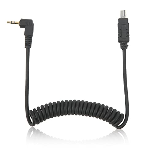 KIMISS 2,5 Mm N3-Kamera-Fernbedienungs-Auslösekabel-Kabel MC DC2 N3-Auslösekabel-Kabel für Nikon D780 Z6 Z7 D7500 D750 D5600 D5500 D7200 D7000 D5200 D5100 D5000 D3200 D3100 D90 von KIMISS