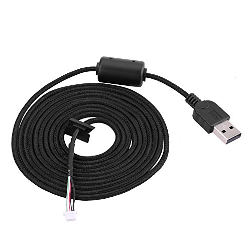 KIMISS 2 Meter USB-Maus, Ersatz-Reparaturzubehör Logitech G9 Line Wire Kabel Ersatz für Logitech G9 G9X Spiel von KIMISS