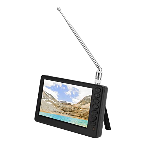 KIMISS 5-Zoll-tragbarer Fernseher – ISDB-T-konform – Wiederaufladbarer 1080P-Digitalfernseher Im Taschenformat – UKW-Radiofunktion – EU-Stecker 110–220 V KIMISS 5-Zoll-tragbarer Fernseher – ISDB-T-konform – Wiederaufladbarer 1080P-Digitalfernseher Im Taschenformat – UKW-Radiofunktion – EU-Stecker 110–220 V von KIMISS