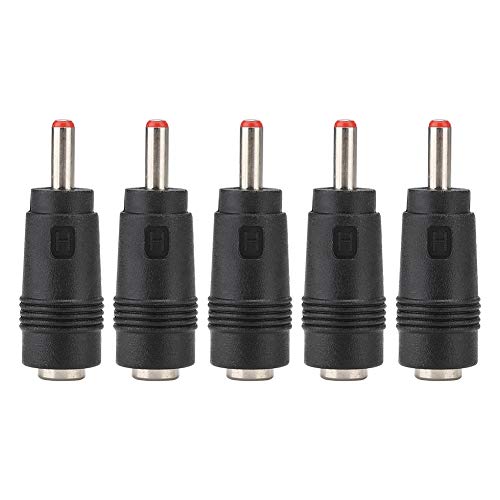 KIMISS 5-teiliges 5,5 X 2,1 Bis 3,5 X 1,35 Mm Großes DC-Netzteil-Stecker-Set für Router, Adapter und Computer von KIMISS