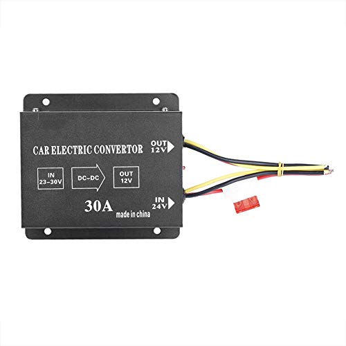 KIMISS Auto LKW Sicherheit DC 24 V zu 12 V Power Converter Elektrische Inverter Spannungsreduzierer Step down Transformator mit Mehr Option(24V bis 12V / 30A / 360W) von KIMISS