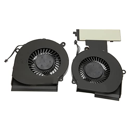 KIMISS CPU-GPU-Lüfter, für Omen 15 DC L30204 001 L29354 PS5-Netzteil, Ersatz für Digital DC 5 V 0,5 A, 4-polig, Professionelle Laptop-Kühlung (CPU- und GPU-Lüfter) von KIMISS