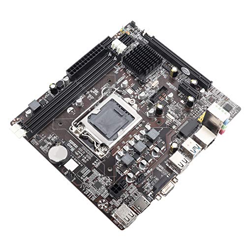 KIMISS Desktop Computer Motherboard, 1155 USB3.0 SATA Mainboard USB Relaisschalter LGA für Intel B75 von KIMISS