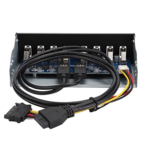 KIMISS Desktop und Peripheriegeräte USB3.0 19Pin 8 Ports Hubical Drive Extension Frontpanel-Adapter für PC-Computer Computerzubehör Peripheriegeräte von KIMISS