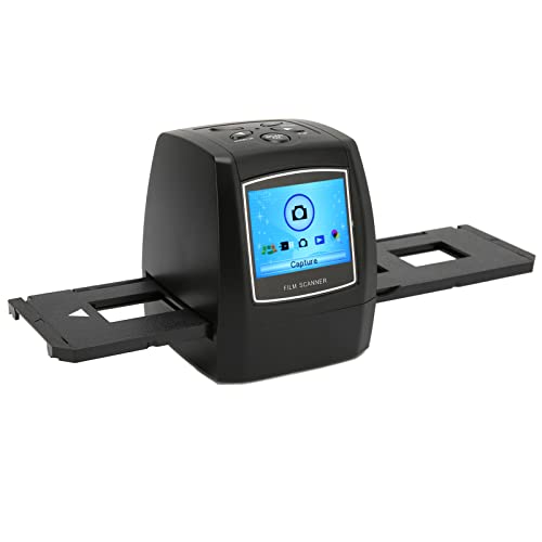 KIMISS Dia-Scanner Negativ-Scanner ABS-Film-Scanner Kleiner Tragbarer Multifunktions-2,4-Zoll-LCD-Bildschirm-Film-Scanner für 35 Mm 135 Mm Dia-Film-Negative von KIMISS