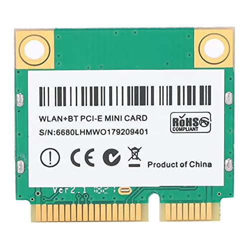 KIMISS Drahtlose Netzwerkkarte, Gigabit Dual Band 8260HMW 802.11AC Laptop-WLAN-Karte 2,4 G 5 G Kabel PCIE BT4.2 2 Antenne von KIMISS