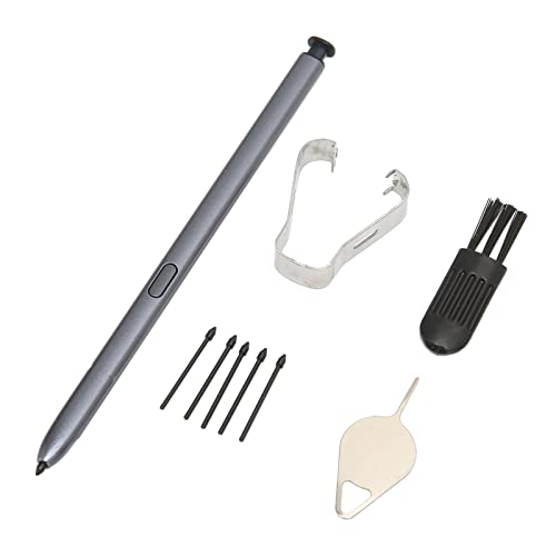 KIMISS Eingabestift für Note 10 Lite | Präziser Ersatz-Touch-Pen mit Spitzen und Pinzette | Leicht, Hochempfindlich und Langlebig (Grey) von KIMISS