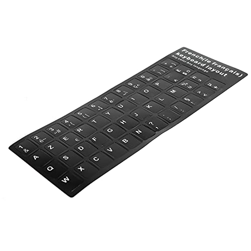 KIMISS Französischer Tastaturaufkleber, für Desktop-iPad 2022-Tastatur, Ersatz für Russisches PC-Laptop-Zubehör von KIMISS