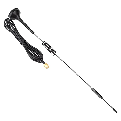 KIMISS High Gain 10 DBi 433 MHz Antenne, 31 cm Magnetische Saug-Funkmodul-Antenne, Langlebige SMA-Stecker-Saugantenne von KIMISS