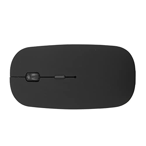 KIMISS Kabellose Maus Smart, Portable 2.4G Cordless Slim mit USB-Empfänger für Office Laptop Computer TabletBlack (Schwarz) von KIMISS