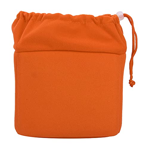 KIMISS Kamera-Einsatztasche, wasserdichte, Stoßfeste DSLR-Kamera-Objektiv-Einsatztasche, Gepolsterte Tasche mit Kordelzug, Kameratasche (ORANGE) von KIMISS