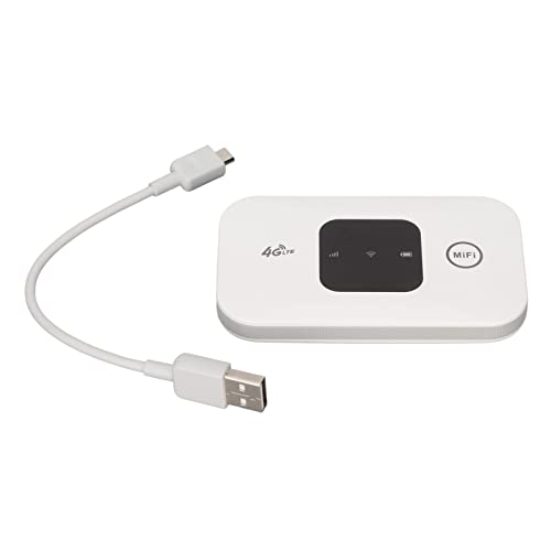 KIMISS Mobile Hotspot WiFi Geräte SIM WiFi Hotspot Abs Tragbarer Internet Hotspot 150 Mbit/s Hochgeschwindigkeits-SIM-Karte 4G SIM-Karten-Router mit Starker Abdeckung für Reisen Im Home von KIMISS
