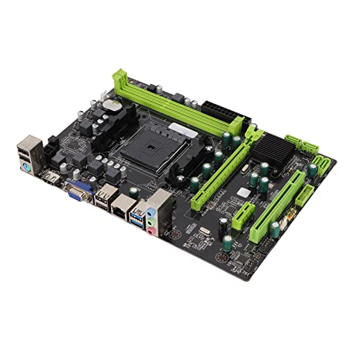 KIMISS Motherboard M ATX, DDR3 PCIE 3.0 Motherboard Desktop-Computer und Unterstützt 904 Pin FM2 APU 7650K 860K Quad Core CPU von KIMISS