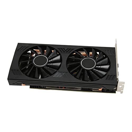 KIMISS RX580 8 GB GDDR5, 8-Pin-Computergrafik-Cellular-256-Bit-4096x2160-Karte mit Zwei Lüftern für Zuhause von KIMISS