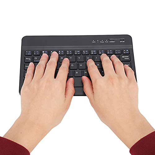 KIMISS Slim Light Wireless, Tastatur für Lector Wii Bluetooth Android IOS Win Schwarz von KIMISS