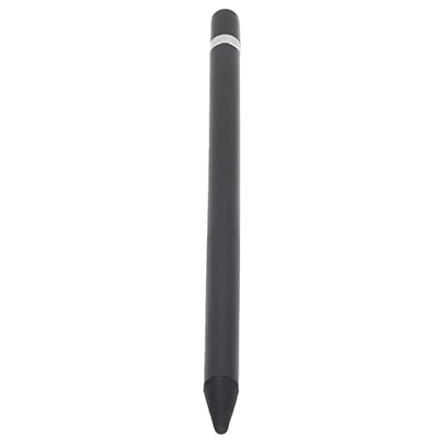 KIMISS Kapazitiver Touchscreen-Stift, Stylus Touchscreen-Stift für Tablet Stylus Leitfähiger Kunststoff, Silikon-Stylus-Stifte Schreiben Sanft, Leise Faserspitze, Präzise, Kratzfeste, Bunte (Schwarz) von KIMISS