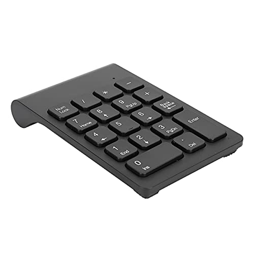 KIMISS -Tastatur, Kabellos, Tastatur, 2,4 G USB, Ergonomisch, Leicht, Bluetooth-Luftmaus, Numerisches PC-Computerzubehör, weiß (Schwarz) von KIMISS