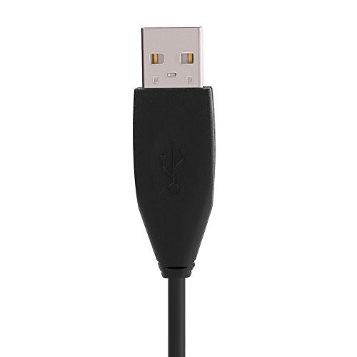 KIMISS USB-Mauskabel, USB-Mauskabel, Schwarz, 2 Meter, USB-Mauskabel, Ersatzkabel, Reparaturzubehör für Logitech Mx518 Game Mouse von KIMISS